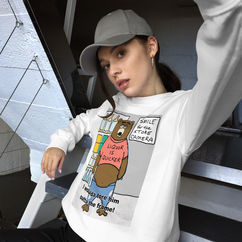 Sock Puppet Master Guzzley Bear Sweatshirt