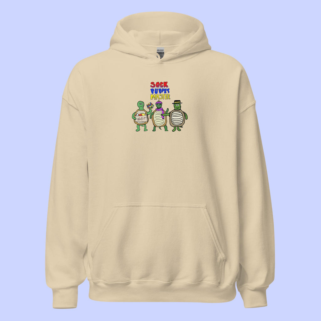 Sock Puppet Master Turtle Trio Hoodie