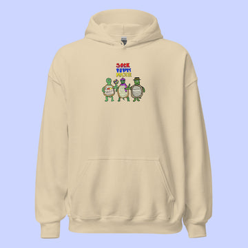 Sock Puppet Master Turtle Trio Hoodie