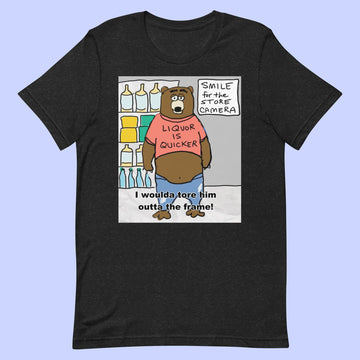 Sock Puppet Master Guzzley Bear T-shirt