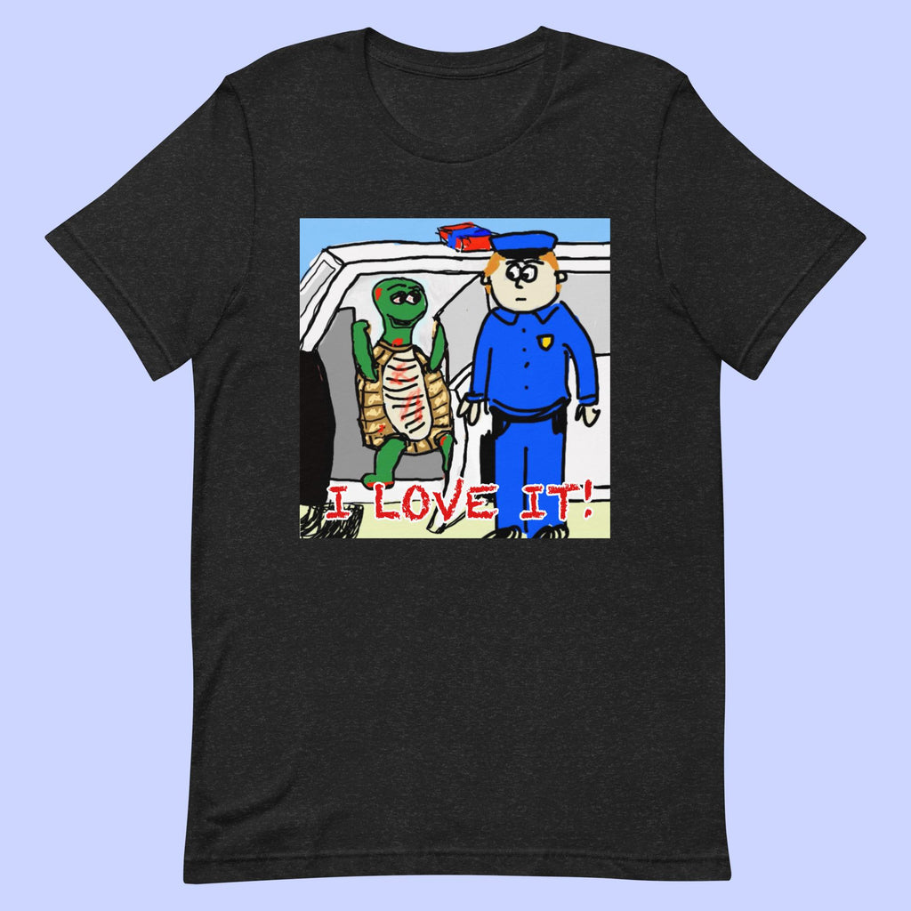 Sock Puppet Master "I love it" Turtle T-shirt