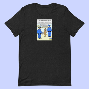 Sock Puppet Master "Let Me Pee" Dog T-shirt