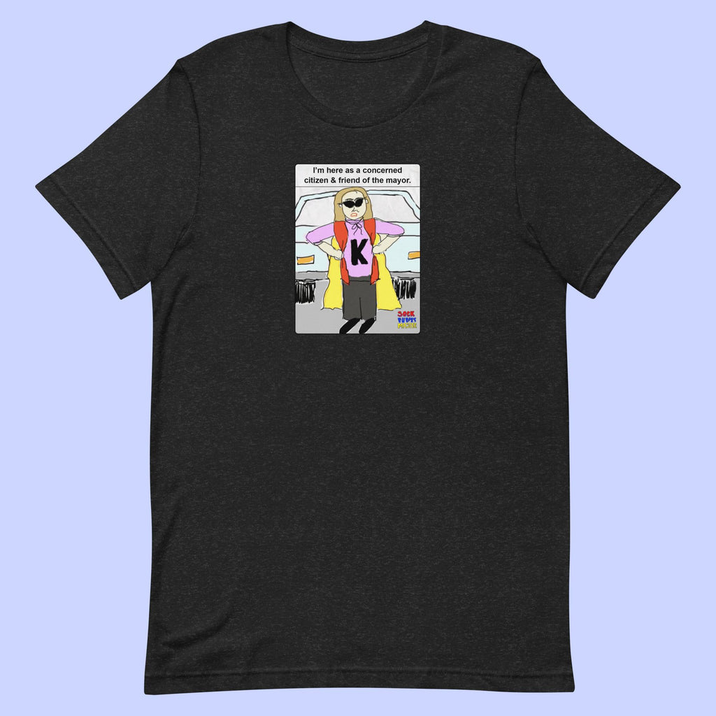 Sock Puppet Master Concerned Karen T-shirt