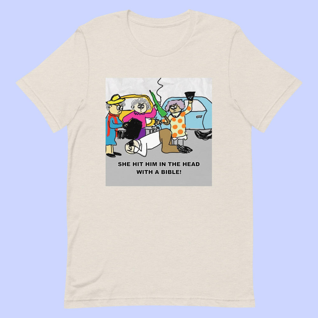 Sock Puppet Master Old Lady Rage T-shirt