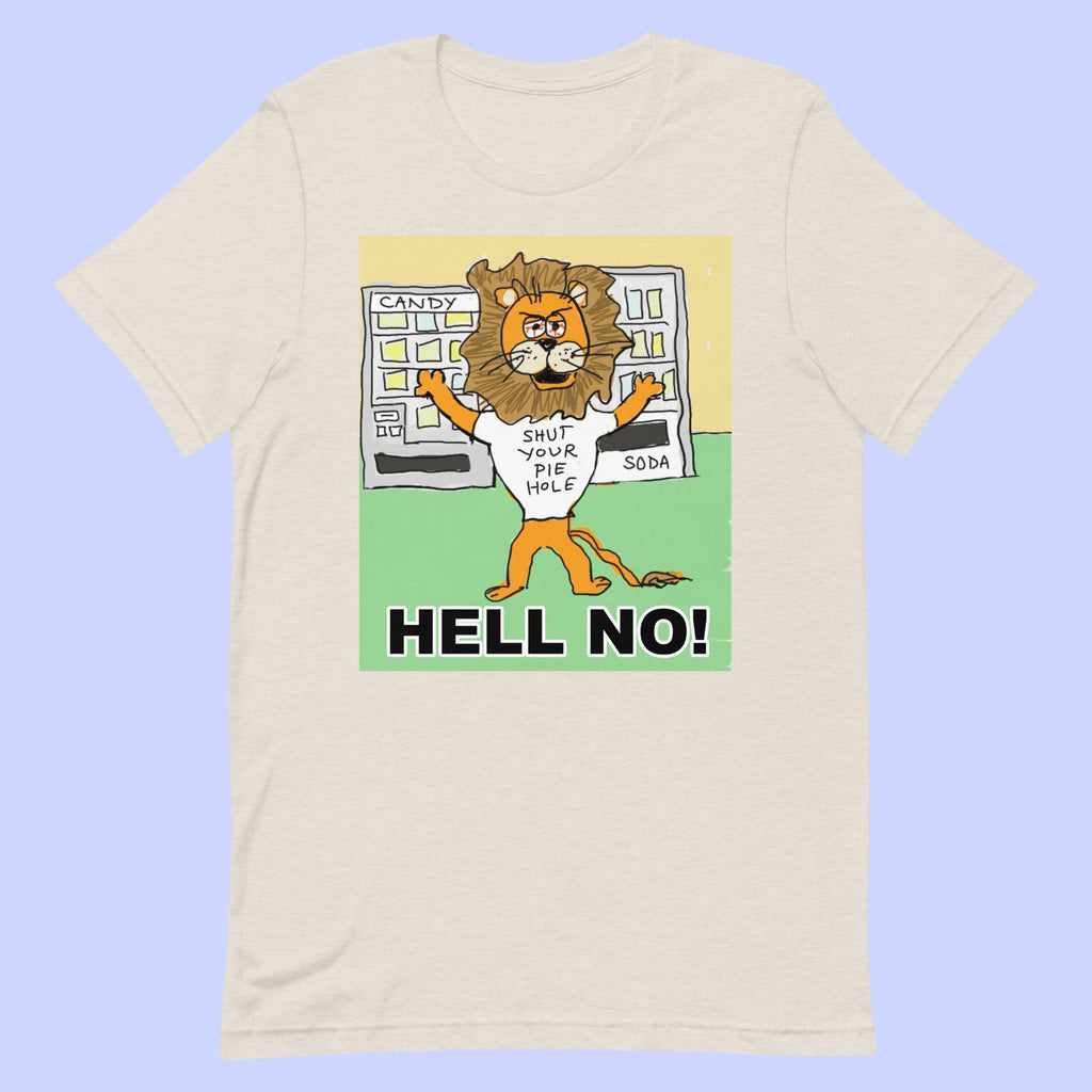 Sock Puppet Master "Hell No" Lion T-shirt