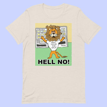 Sock Puppet Master "Hell No" Lion T-shirt