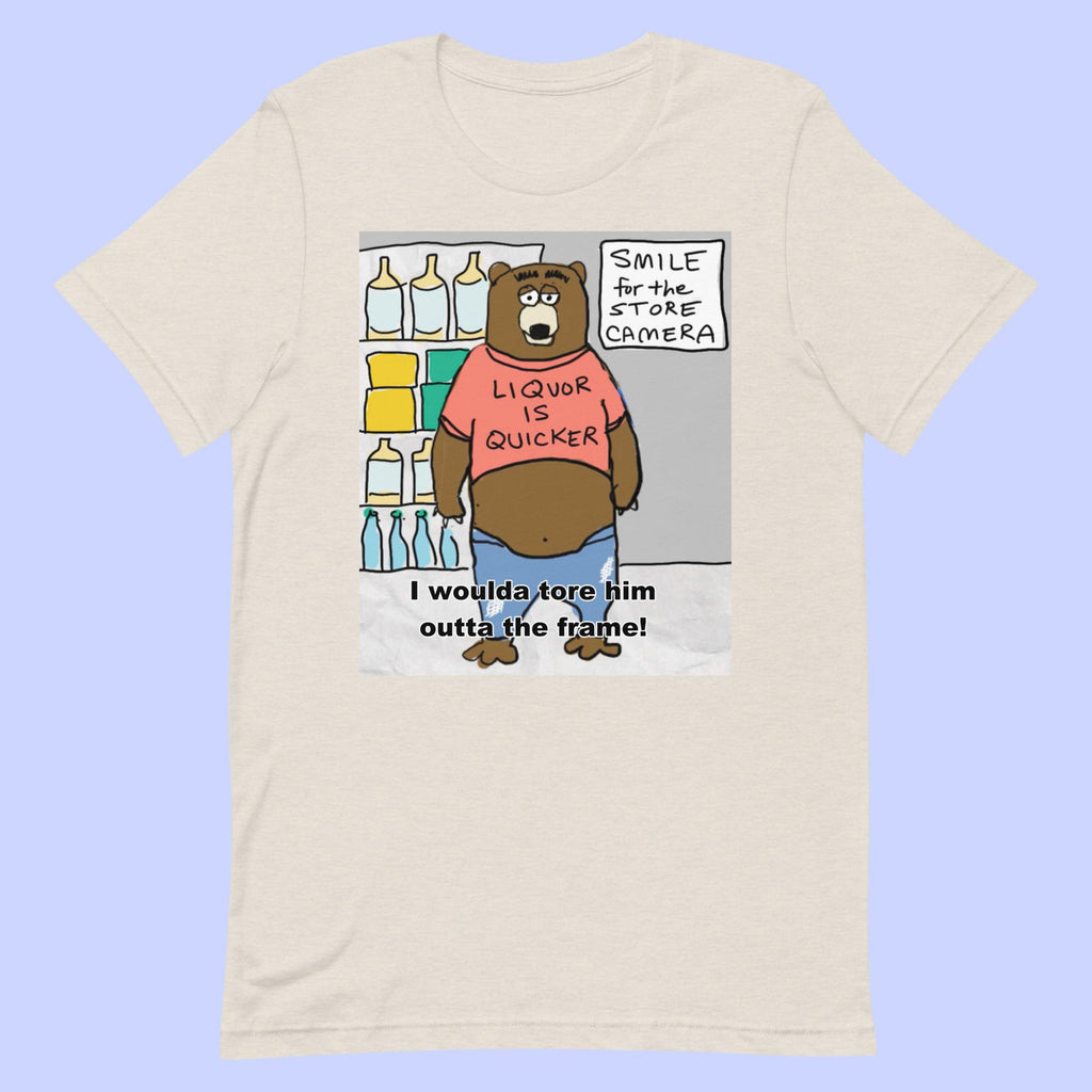 Sock Puppet Master Guzzley Bear T-shirt