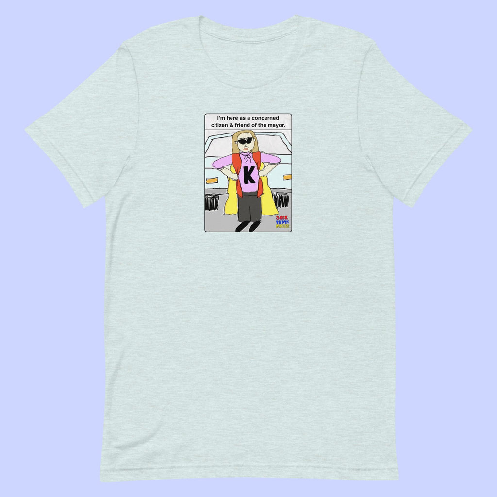 Sock Puppet Master Concerned Karen T-shirt