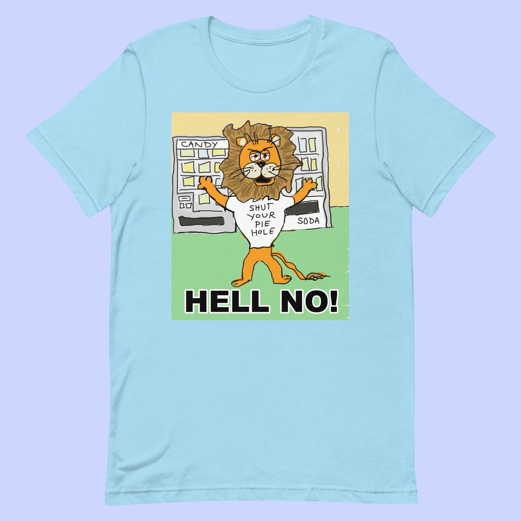 Sock Puppet Master "Hell No" Lion T-shirt