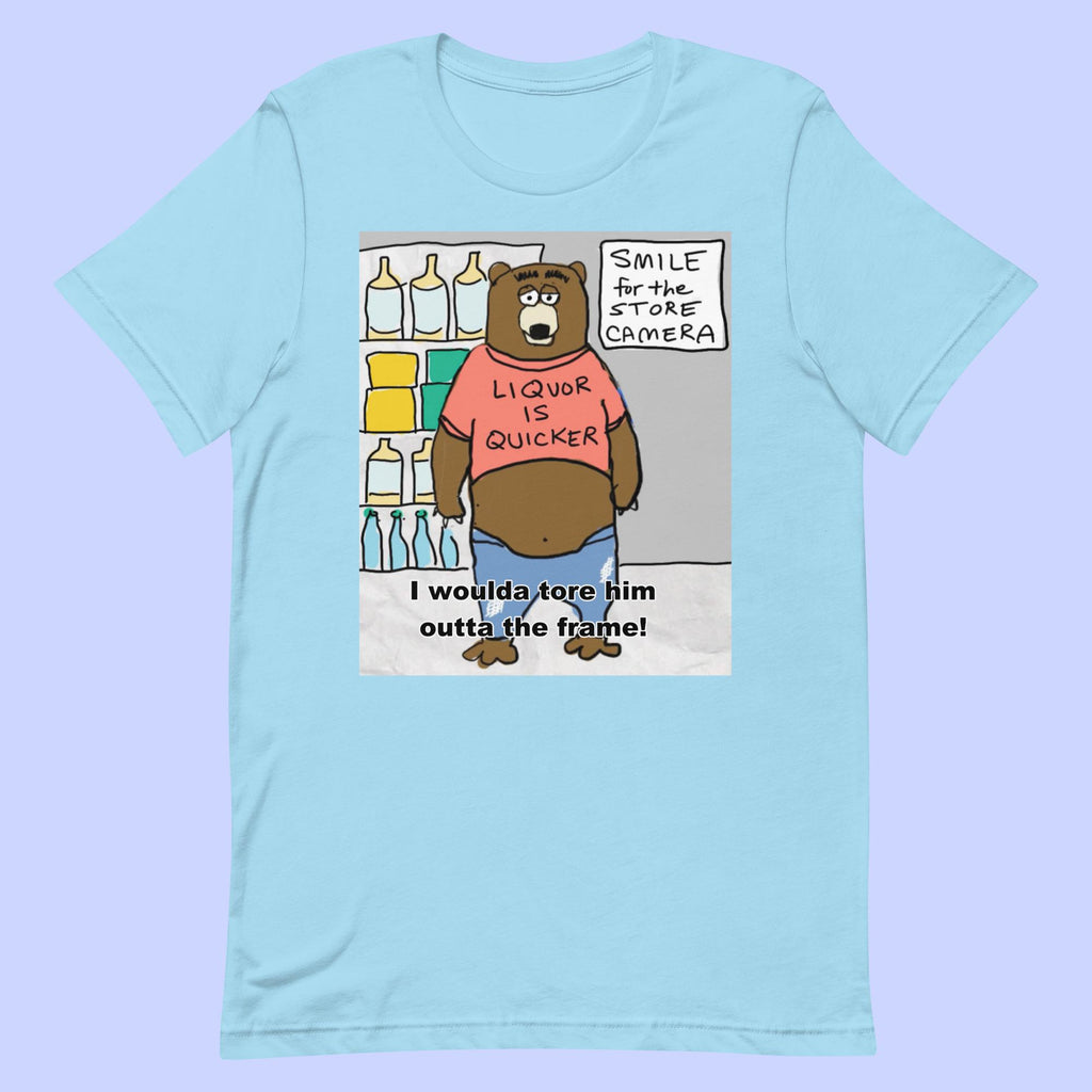Sock Puppet Master Guzzley Bear T-shirt