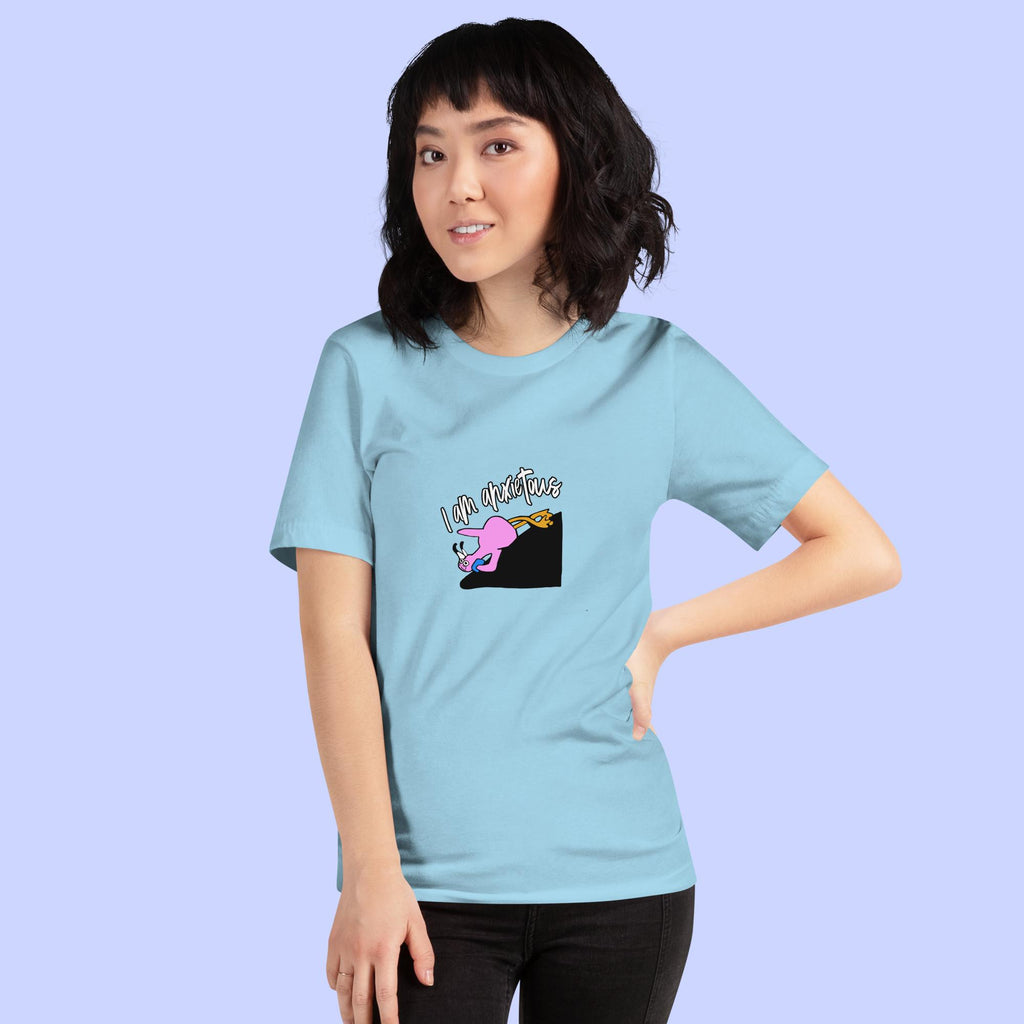 Sock Puppet Master "I Am Anxietous" Flamingo T-Shirt