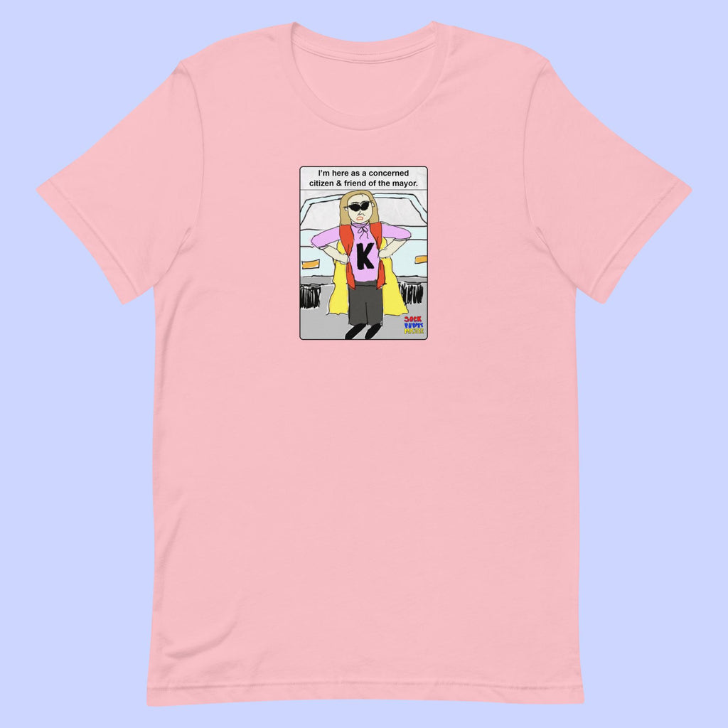 Sock Puppet Master Concerned Karen T-shirt