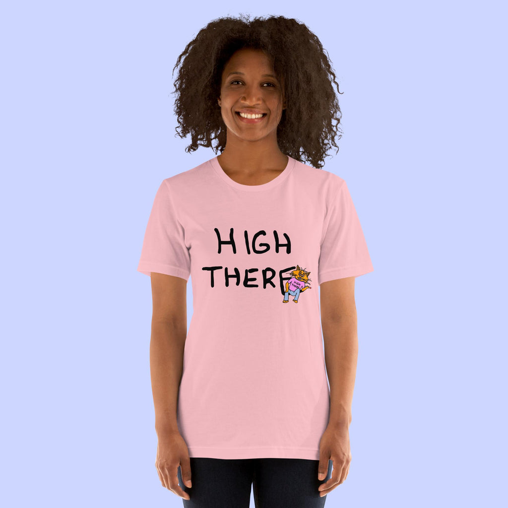 Sock Puppet Master "High There" Cat T-shirt
