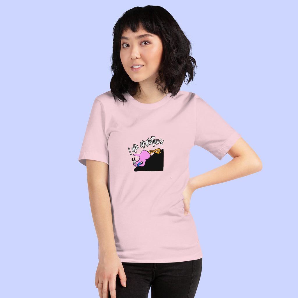 Sock Puppet Master "I Am Anxietous" Flamingo T-Shirt