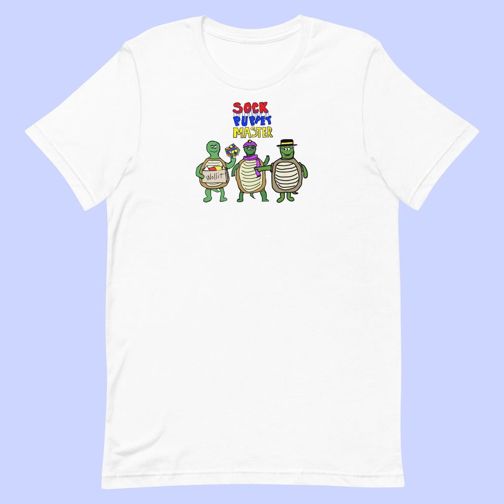 Sock Puppet Master Turtle Trio T-shirt
