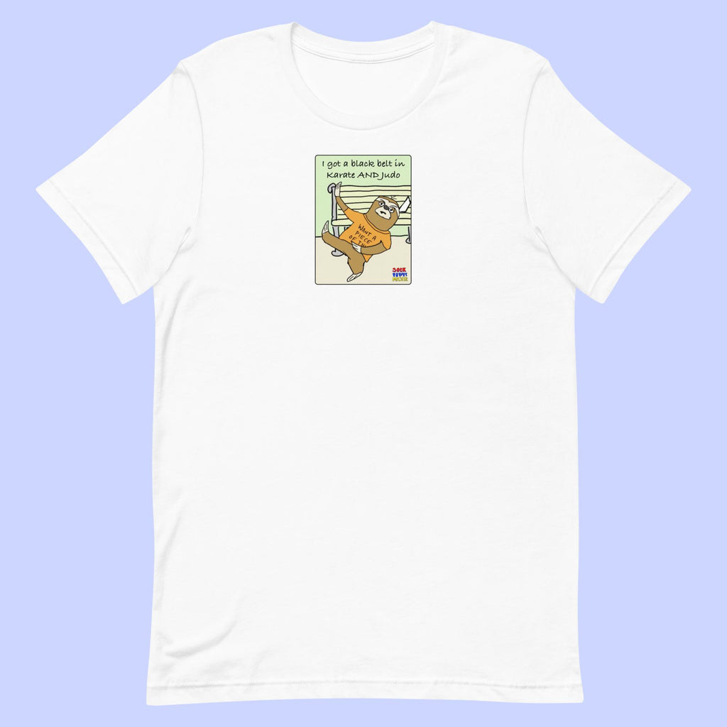 Sock Puppet Master Fighting Sloth T-shirt