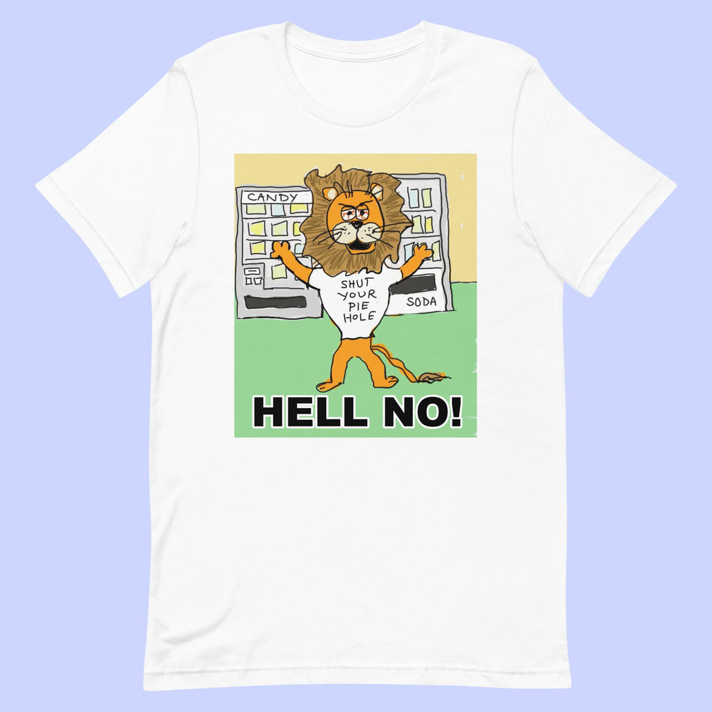 Sock Puppet Master "Hell No" Lion T-shirt