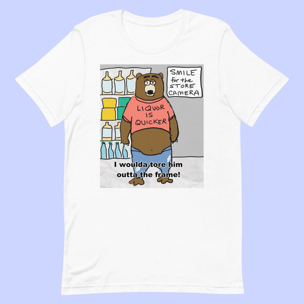 Sock Puppet Master Guzzley Bear T-shirt