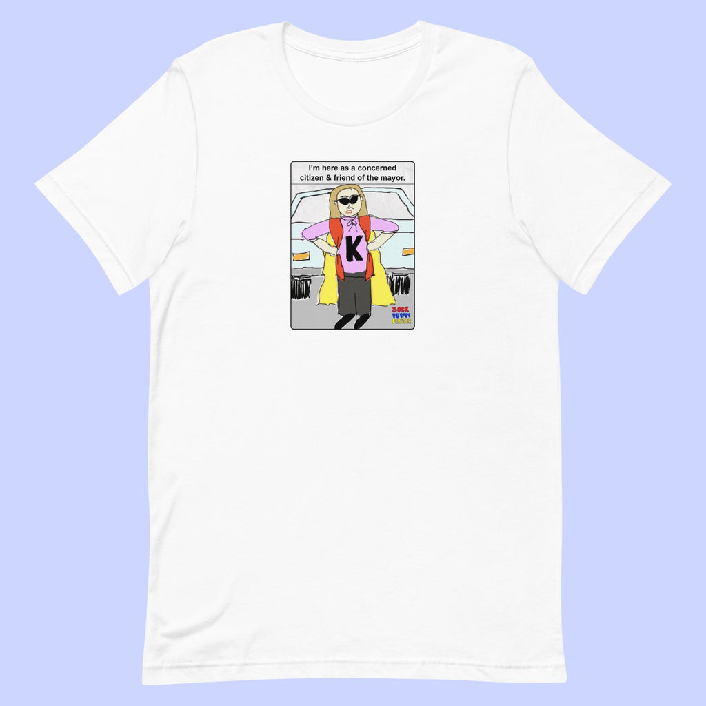 Sock Puppet Master Concerned Karen T-shirt