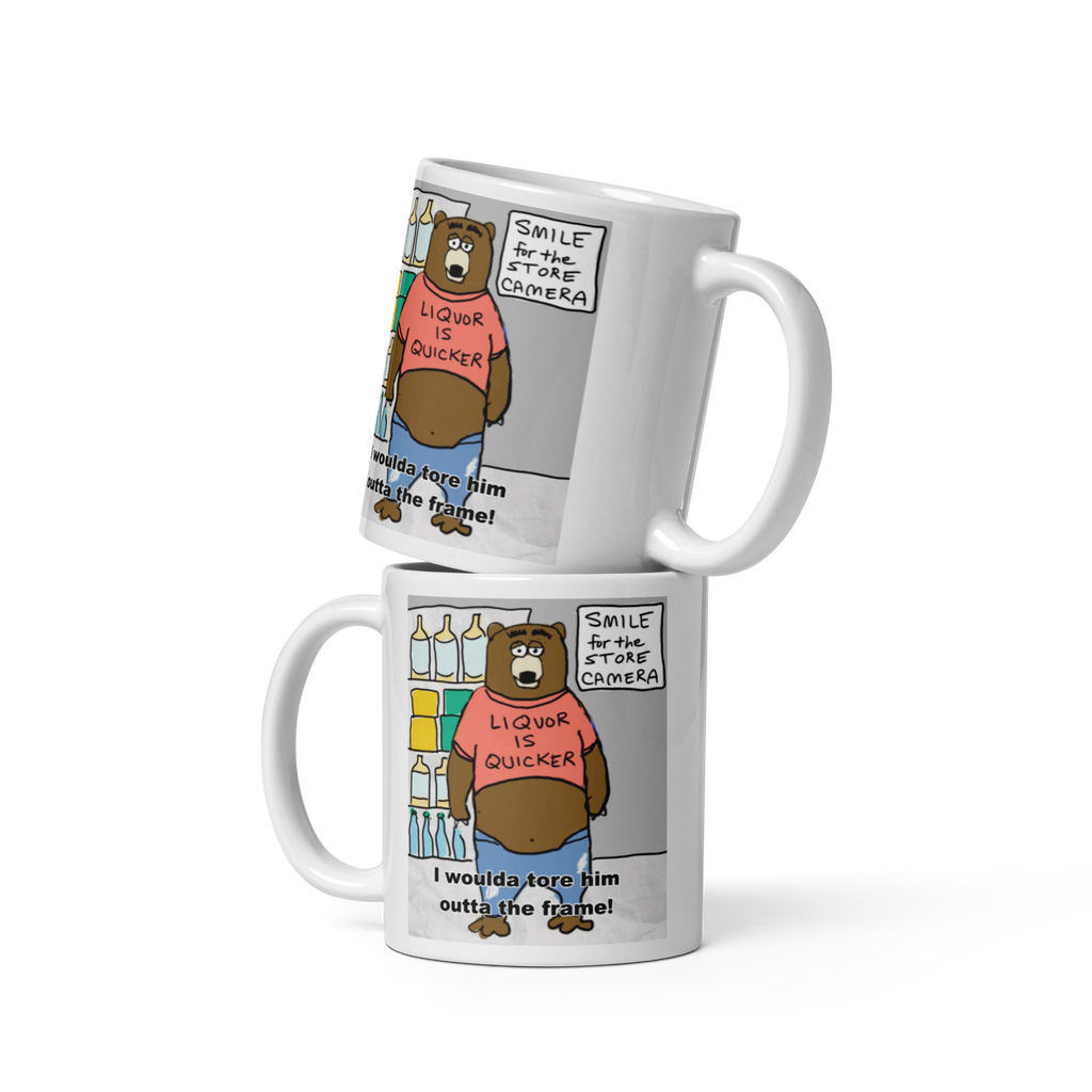 Sock Puppet Master Guzzley Bear Mug