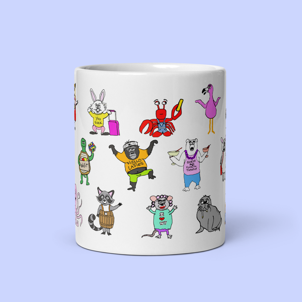 Sock Puppet Master Bunch of Hooligans Mug