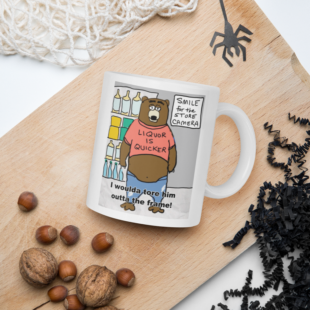 Sock Puppet Master Guzzley Bear Mug