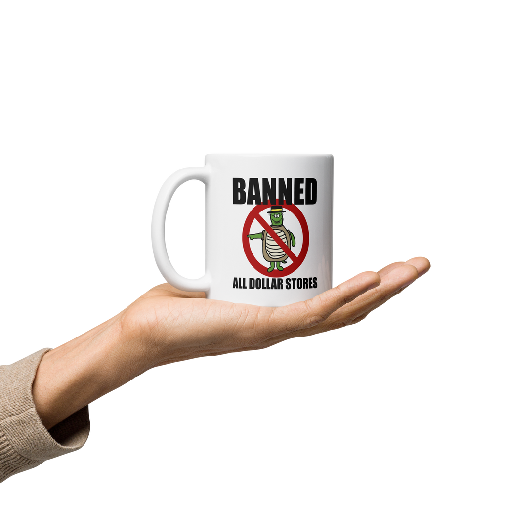 Sock Puppet Master Banned Turtle Mug