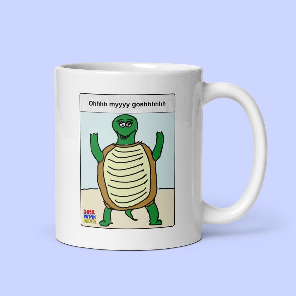 Sock Puppet Master OMG Turtle Mug