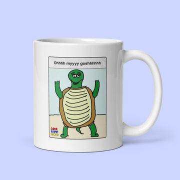 Sock Puppet Master OMG Turtle Mug