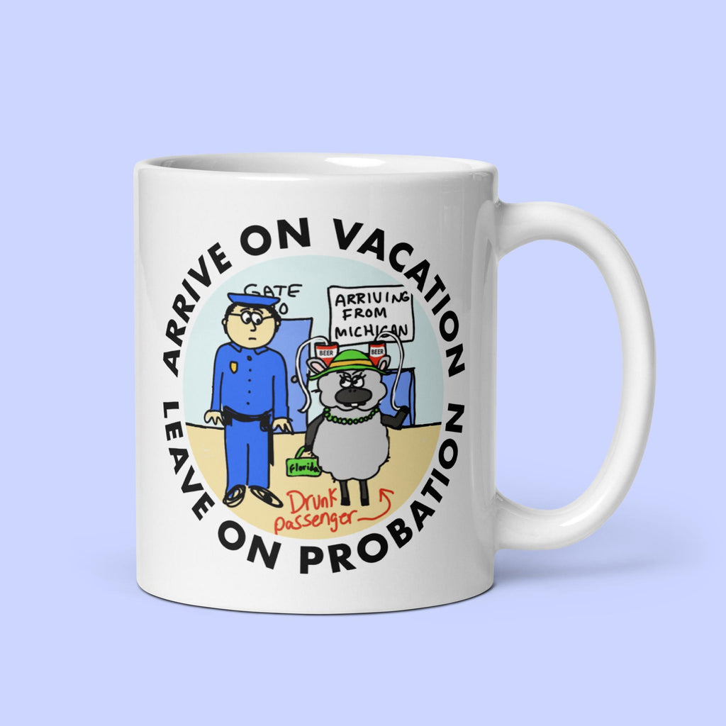 Sock Puppet Master Vacation/Probation Mug