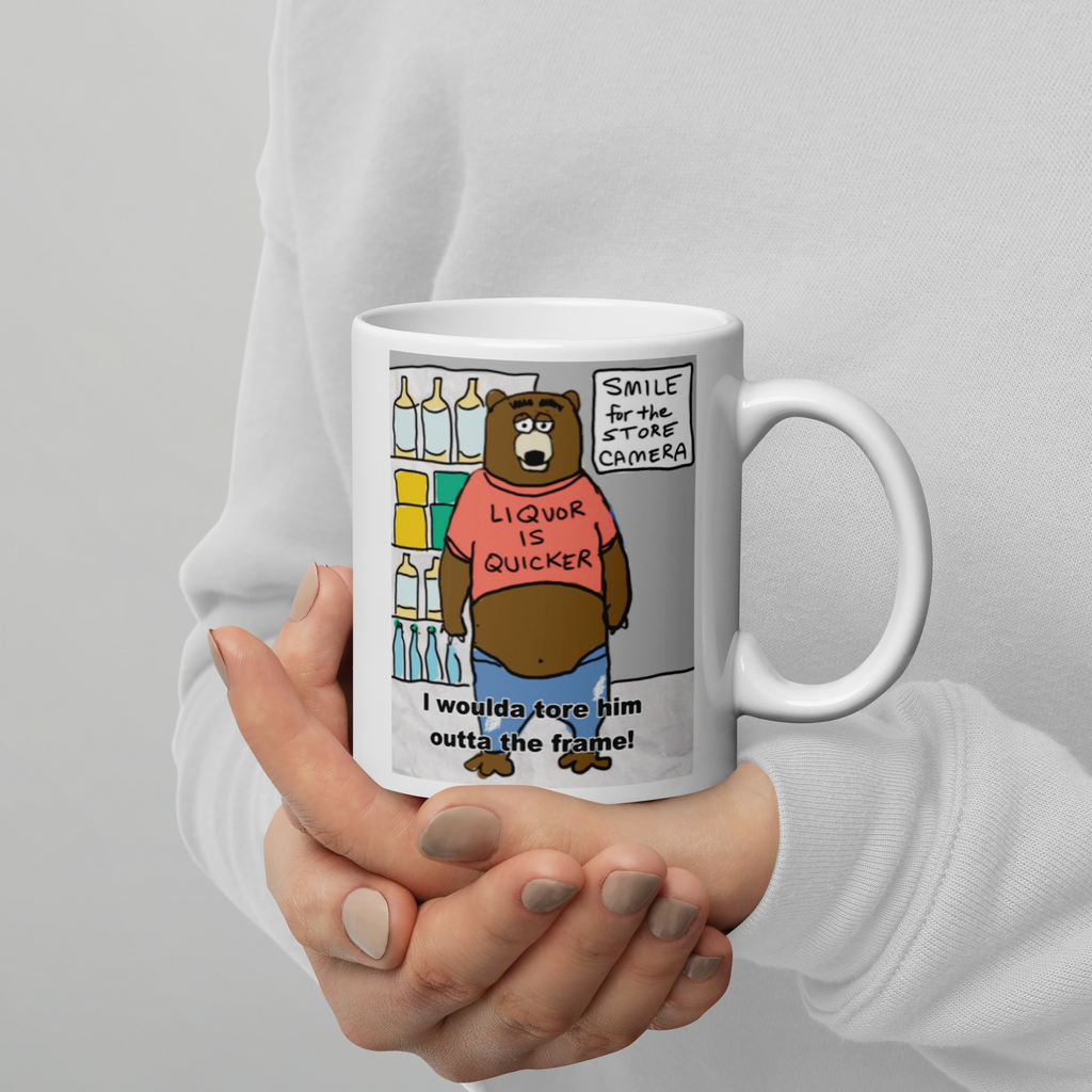 Sock Puppet Master Guzzley Bear Mug