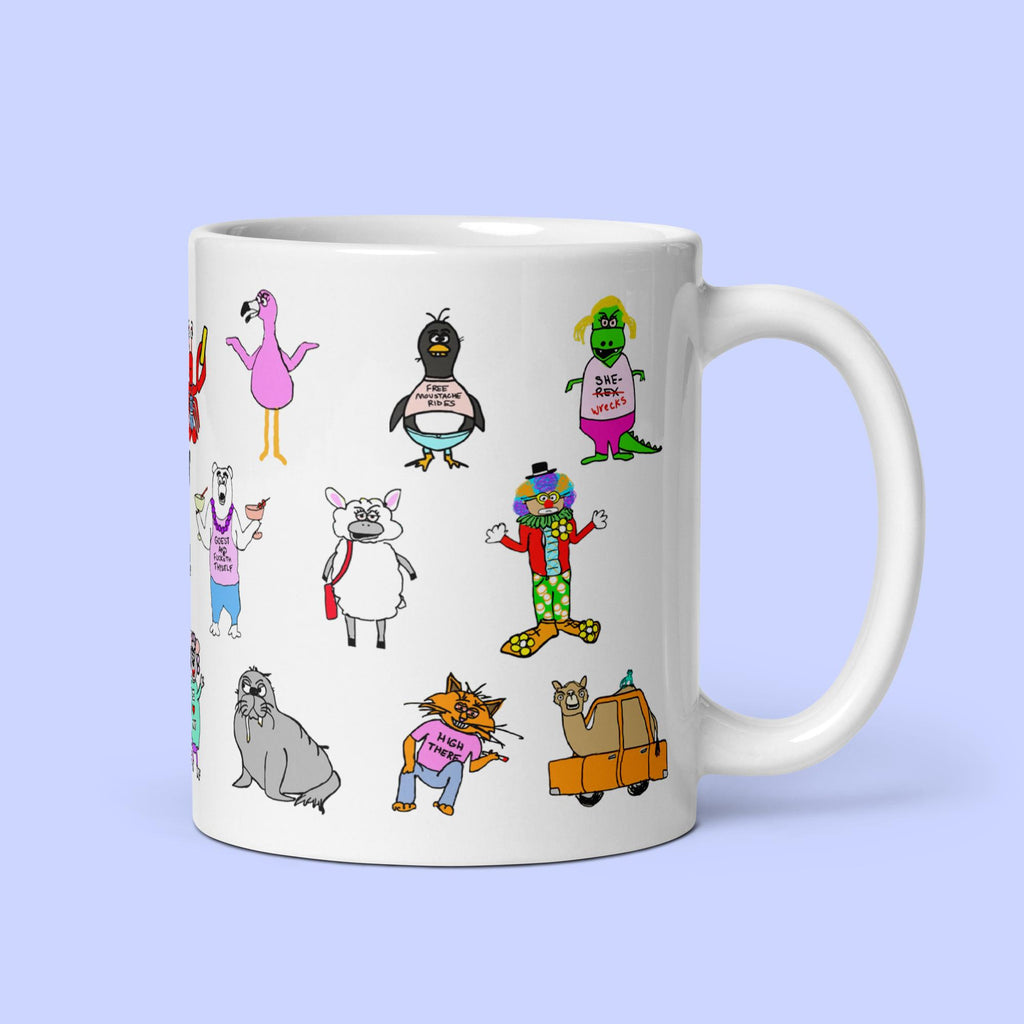 Sock Puppet Master Bunch of Hooligans Mug