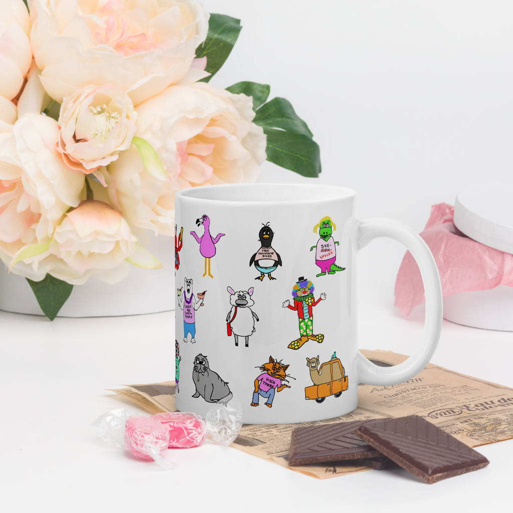 Sock Puppet Master Bunch of Hooligans Mug