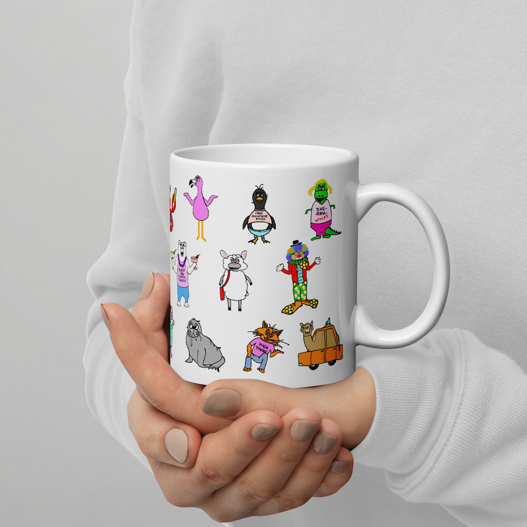 Sock Puppet Master Bunch of Hooligans Mug
