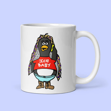 Sock Puppet Master "Ice Baby" Penguin Mug