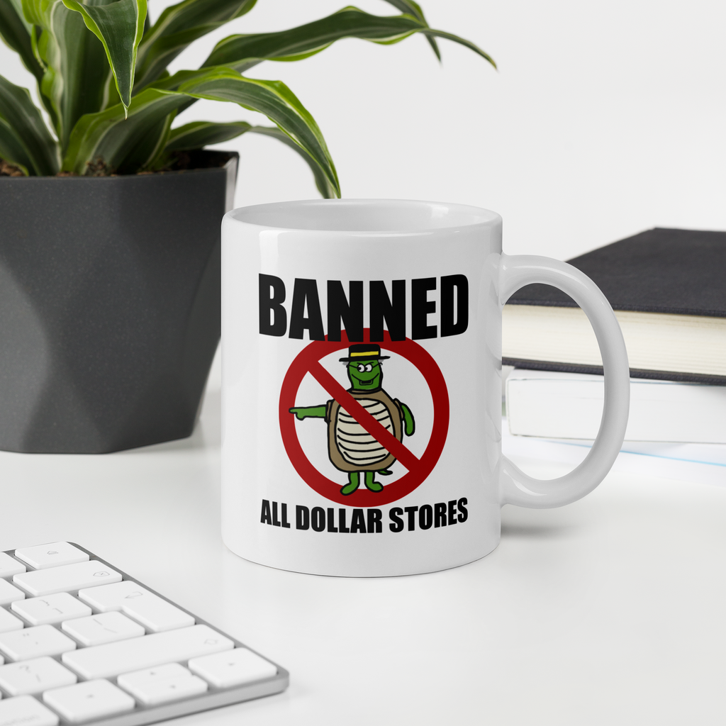 Sock Puppet Master Banned Turtle Mug