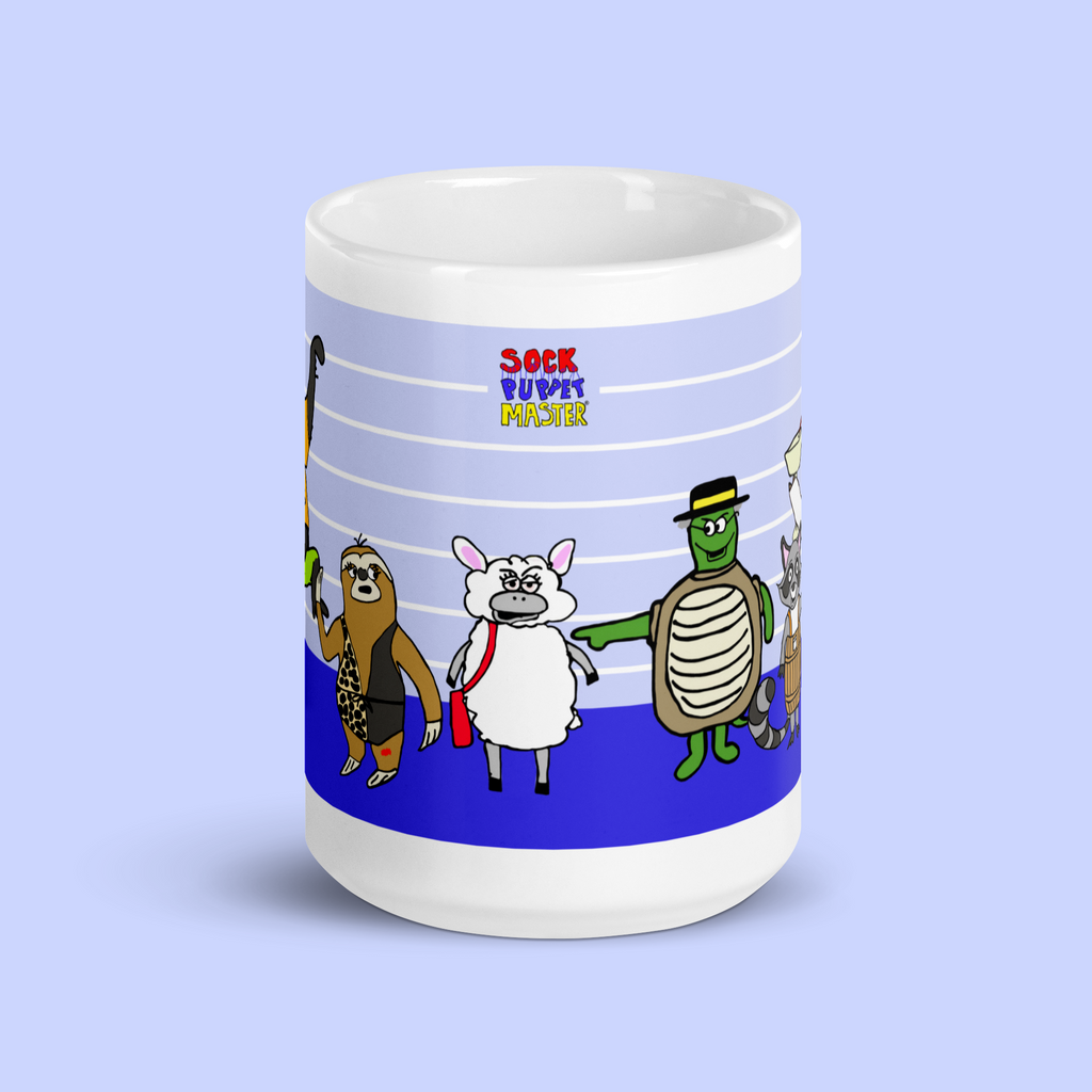 Sock Puppet Master Hoodlums Photo Lineup Mug